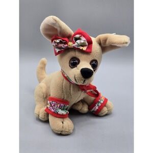 Vintage Taco Bell Talking‎ Chihuahua Mascot Plush Stuffed Toy Works!